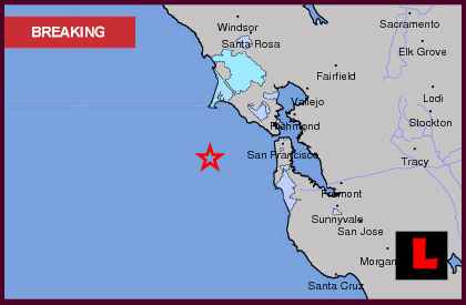 Earthquake on California Earthquake Today 2013 Strikes West Of San Francisco